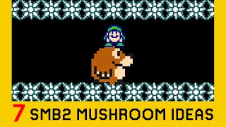 7 Ideas with the SMB2 Mushroom Part 2  Super Mario Maker 2 [upl. by Luy949]