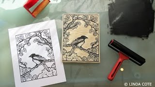 LINDA COTE Printmaking Supplies The Ink [upl. by Ollehto]