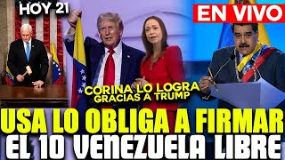 🔴LO ULTIMO ¡CAOS EN VENEZUELA MADURO HUYE EDUMUNDO PROCLAMADO Y EEUU APUNTA LOS M1SIL3S [upl. by Ahsinrad]