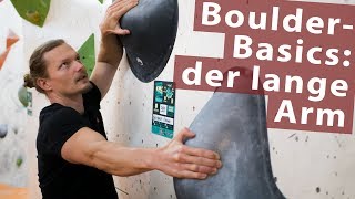 BoulderBasics klettern am langen Arm [upl. by Reger]