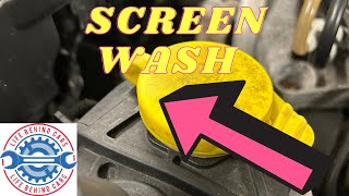 Renault Kangoo 2010 Diesel Screen Wash Bottle Location [upl. by Jeffrey]