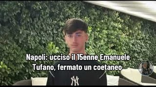 Napoli ucciso il 15enne Emanuele Tufano fermato un coetaneo [upl. by Hayton]