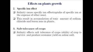 Effects of Saline Soil on Plant Growth  Salinity proves harmful for plants [upl. by Darton696]