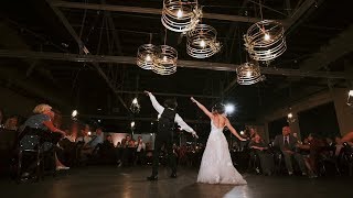 Bride and Groom are Professional Dancers  Epic First Dance  Distillery 244 Wichita [upl. by Ocsecnarf603]