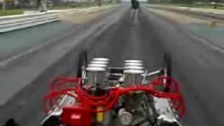 drivers view down drag strip [upl. by Etom]