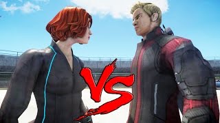 HAWKEYE VS BLACK WIDOW  EPIC BATTLE [upl. by Ycinuq210]