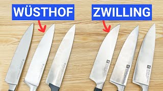 Wusthof vs Zwilling The REAL Differences After Testing Both For Years [upl. by Rhys]