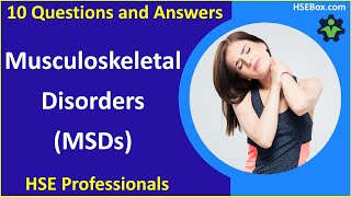 Musculoskeletal Disorders in the Workplace Prevention Management  Safety Training [upl. by Sirred341]