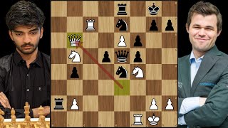 The Day When Gukesh Becomes The Youngest Ever to Defeat Magnus Carlsen  Aim Chess 2022  Telugu [upl. by Alansen]