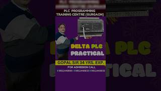 DELTA PLC PROGRAMMING PRACTICAL। plc delta deltaplc automation shorts [upl. by Aihsakal]