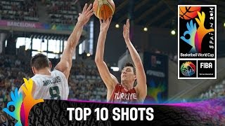 Top 10 Shots  2014 FIBA Basketball World Cup [upl. by Gwenny]