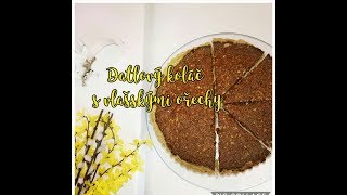 Datlový koláč s vlašskými ořechy Videorecept  CZSK HD recipe [upl. by Acsirp875]