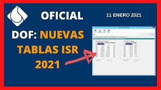 OFICIAL ✅ Nuevas TABLAS ISR 2021  Como actualizar las tablas de ISR 2021 en CONTPAQi Nóminas [upl. by Dolores]