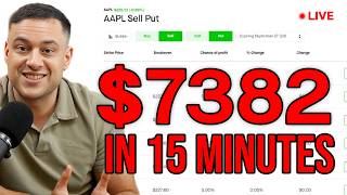 Watch Millionaire Trader Sell Puts Live Selling put options for beginners [upl. by Bartram143]