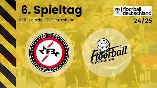 MFBC Leipzig  TV Schriesheim  6 Spieltag  1 FloorballBL Herren 2425 [upl. by Corabelle328]