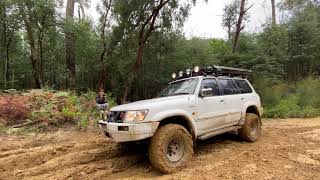 Nissan patrol tb45 toolangi 4x4 track [upl. by Nayarb]