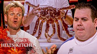 Oh Crab The Best Challenges With Crabs  Hell’s Kitchen [upl. by Elletse321]