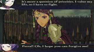 Fire Emblem Warriors Three Hopes  Shamir Linhardt amp Bernadetta vs Petra Unique Dialogue [upl. by Sauer]