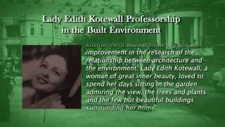 Lady Edith Kotewall Professorship in the Built Environment  Professor David P Y Lung HKU [upl. by Eznyl]