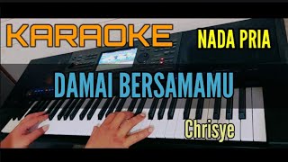 Karaoke DAMAI BERSAMAMU Chrisye The Boys Trio Nada Pria [upl. by Conan]