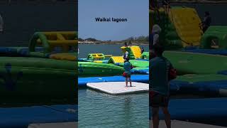 Wai kai lagoon adventure kids hawaii waikailagoon [upl. by Lunt]