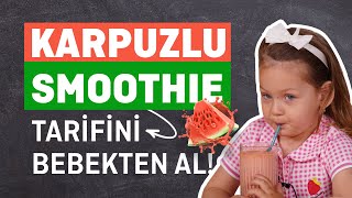 Karpuzlu Smoothie  Bebekten Al Tarifi [upl. by Witt98]