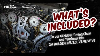 Whats included in REVHIGHs Genuine Holden V6 Alloytec Timing Chain kits [upl. by Vassar934]