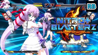 2015 PS3 Nitroplus Blasterz Heroines Infinite Duel Al Hard ALL [upl. by Ahsilif]