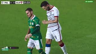 SIMULAÇÃO INCRÍVEL PALMEIRAS X SAN LORENZO  GAMEPLAY PC PES21 [upl. by Thibault]