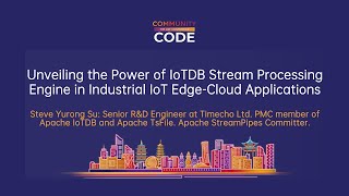 Unveiling the Power of IoTDB Stream Processing Engine in Industrial IoT EdgeCloud Applications [upl. by Punke515]