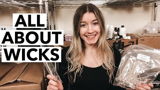 CANDLE MAKING FOR BEGINNERS Pt 3  Everything About Wicks  How I Wicked My Candle Jars [upl. by Seyah80]