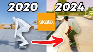 Skate 4 Gameplay Evolution 2020  2024 [upl. by Aita]