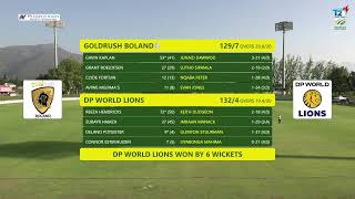 CSA T20 Challenge  Goldrush Boland vs DP World Lions [upl. by Llehcram7]