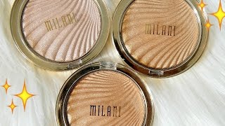 NEW MILANI STROBELIGHT INSTANT GLOW POWDERS REVIEW  FIRST IMPRESSIONS [upl. by Consalve300]