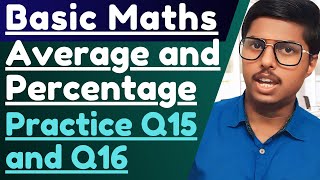 Practice Q15 and Q16  Average and Percentage [upl. by Richmound]