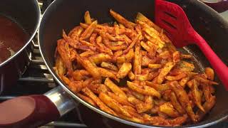 Kenyan Style Poussin Chips and Sausages I Simple and Quick Recipe [upl. by Atoiganap295]