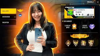 LAST DAY OF SEASON  FREE FIRE MOBILE GAMEPLAY LIVE 💖 RANK PUSH CS amp BR  GARENA FREE FIRE [upl. by Anisamot]