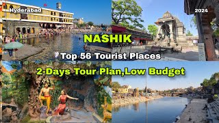 Nashik Full Tour Plan Telugu  Top 56 Tourist Places ampBudget  Panchavati  Sita Gufa Trimbakeshwar [upl. by Annadiane]