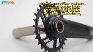 Orca child bicycle crankset mtb bike chainwheel [upl. by Yrtnej]