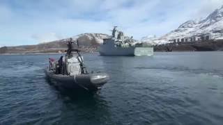 Frømandskorpset RHIB ved Grønland [upl. by Loriner]