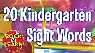 20 Sight Words for Kindergarten [upl. by Arissa]