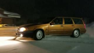 1998 Volvo V70R AWD Snow Donuts [upl. by Sakram864]