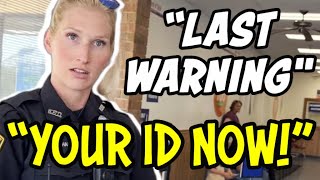 Hot Female Cops OWNED And Dismissed  Cops AFRAID Of Cameras  1st Amendment Audit [upl. by Fevre116]