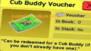 HOW TO GET CUB BUDDY VOUCHERS IN BEE SWARM SIMULATOR [upl. by Keraj]