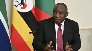 Ukraine War Ramaphosa on impactful African peace mission [upl. by Sanbo]