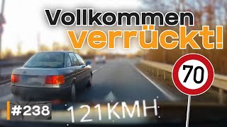 120 bei 70 Geisterfahrer und Hund rennt auf Landstraße  GERMAN DASHCAM  238 [upl. by Atiruam]