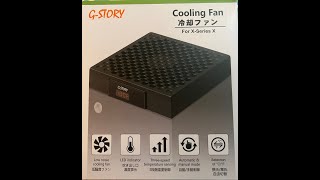 Xbox Series X Cooling Fan by GStory Unboxing and Set Up [upl. by Ile]