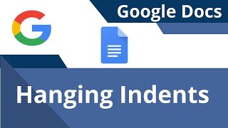 How to Add Hanging Indents in Google Docs [upl. by Sirotek460]