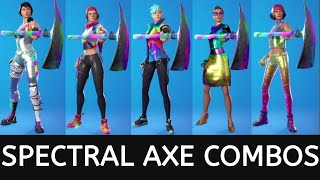 The Best TRYHARD Spectral Axe Pickaxe Combos In Fortnite [upl. by Aisayt]