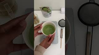 Iced matcha latte 🍵icedmatchalatte fypシ゚viral fypage [upl. by Hnamik]